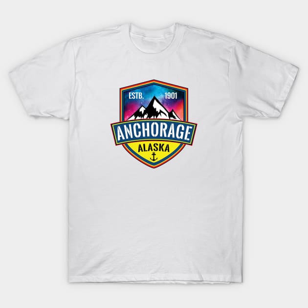 Anchorage Alaska T-Shirt by heybert00